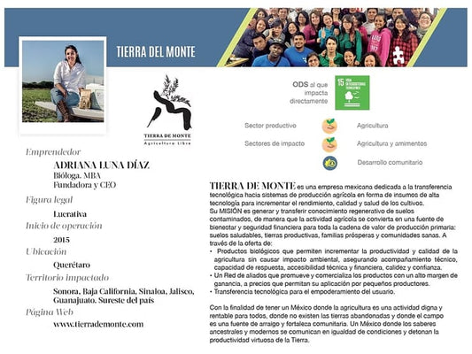 Tierra de Monte como ejemplo de "Emprendedores que Inspiran"